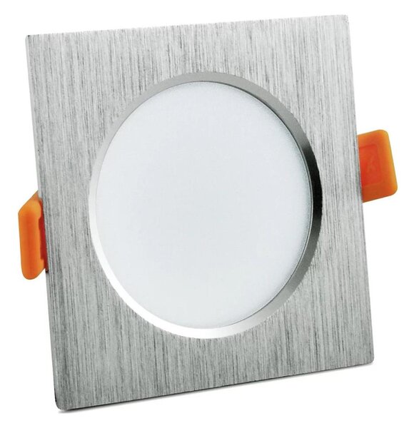Corp de iluminat incastrabil LED VENUS LED/7W argintiu patrat