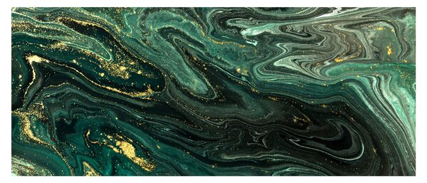 Tablou - Marmură verde (120x50 cm)