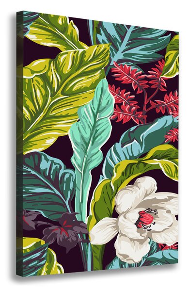 Print pe canvas flori tropicale