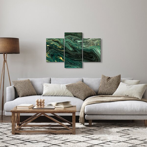 Tablou - Marmură verde (90x60 cm)