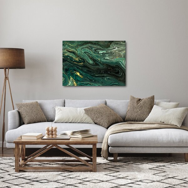 Tablou - Marmură verde (70x50 cm)