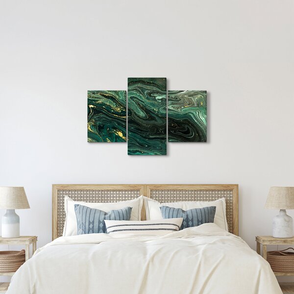 Tablou - Marmură verde (90x60 cm)