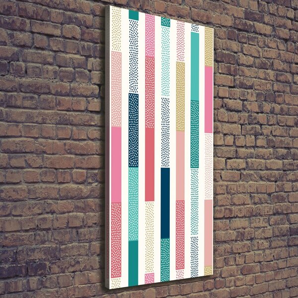 Imprimare tablou canvas dungi colorate