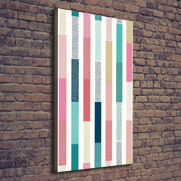 Imprimare tablou canvas dungi colorate