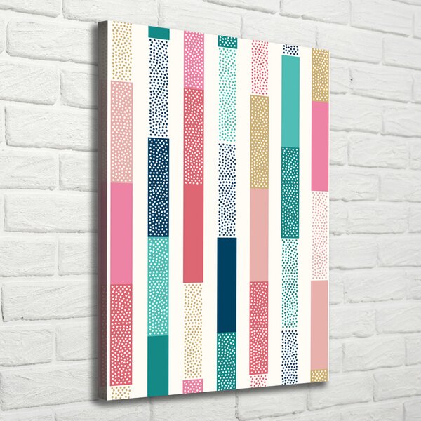 Imprimare tablou canvas dungi colorate