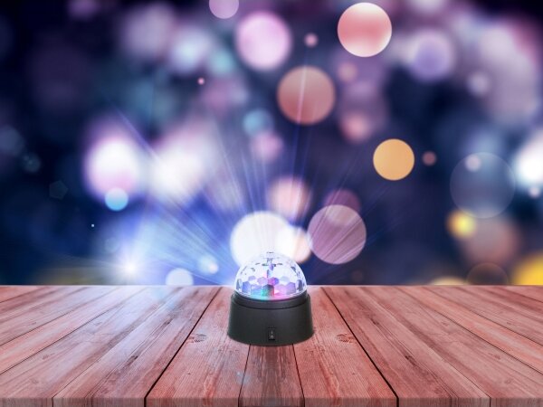 Globo 28014 - Lampa decorativa LED DISCO 6xLED/0,06W/3xAA