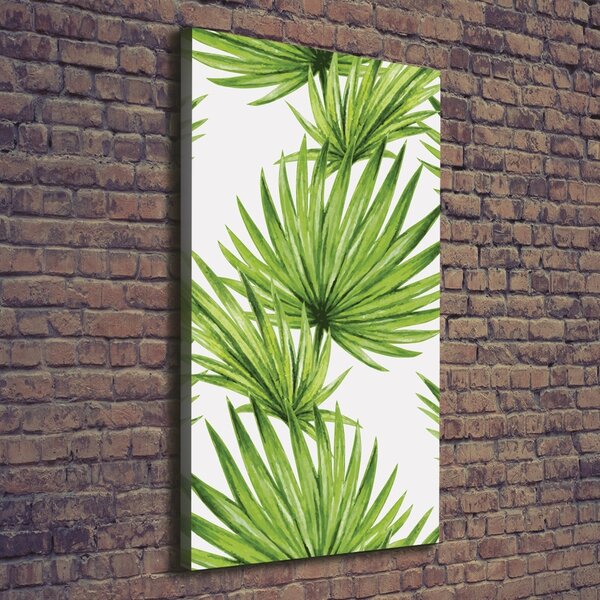 Tablou canvas frunze tropicale