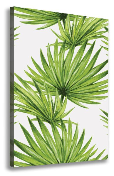 Tablou canvas frunze tropicale