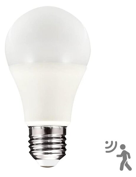 Bec LED cu senzor de mișcare și crepuscular E27/8W/230V 3000K