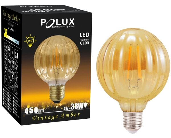 Bec LED VINTAGE AMBER E27/4W/230V G100 2700K