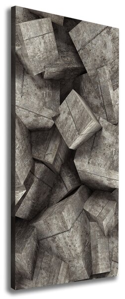 Tablou pe pânză cuburi de beton