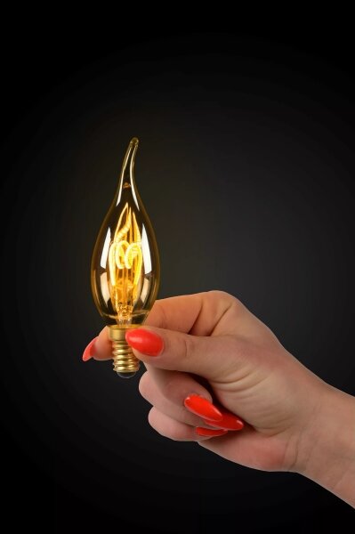 Bec LED AMBER E14/3W/230V - Lucide 49036/03/62