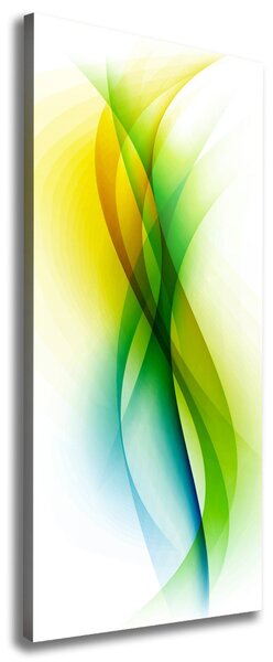 Pictură pe pânză valuri abstracte