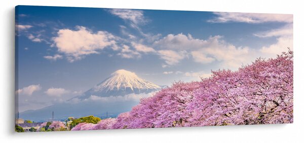 Tablou - Peisaj de primăvară japonez (120x50 cm)