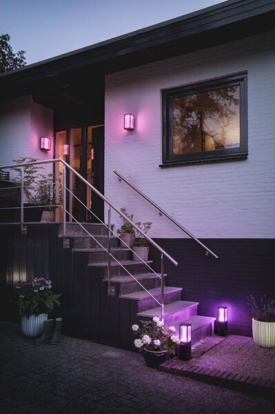 Philips 17430/30/P7 - Lampă LED RGBW Hue IMPRESS exterior 2x8W IP44