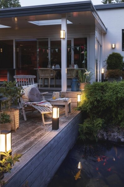 Philips 17430/30/P7 - Lampă LED RGBW Hue IMPRESS exterior 2x8W IP44