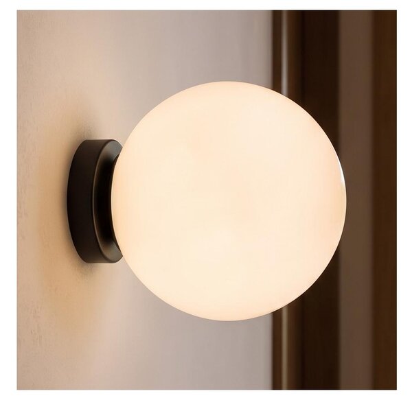 BRILAGI - Aplica de perete POLOS 1xE27/40W/230V, diametru 20 cm, negru