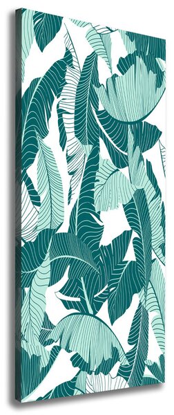 Tablou canvas frunze tropicale
