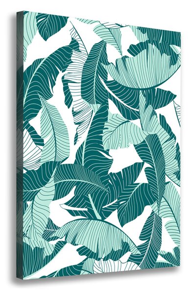 Tablou canvas frunze tropicale