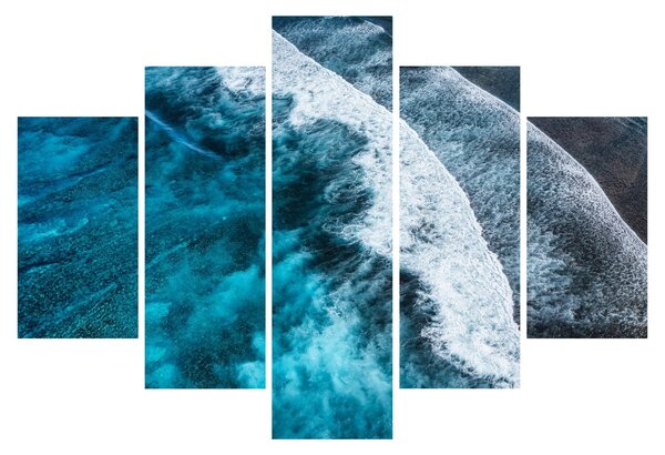 Tablou - Valuri pe mare (150x105 cm)