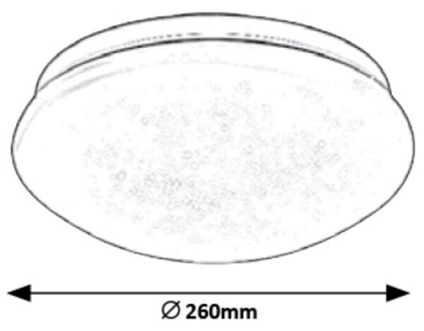 Rabalux 3936 - Plafonieră LED LUCAS LED/12W/230V