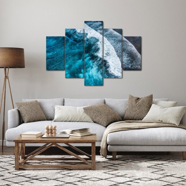Tablou - Valuri pe mare (150x105 cm)