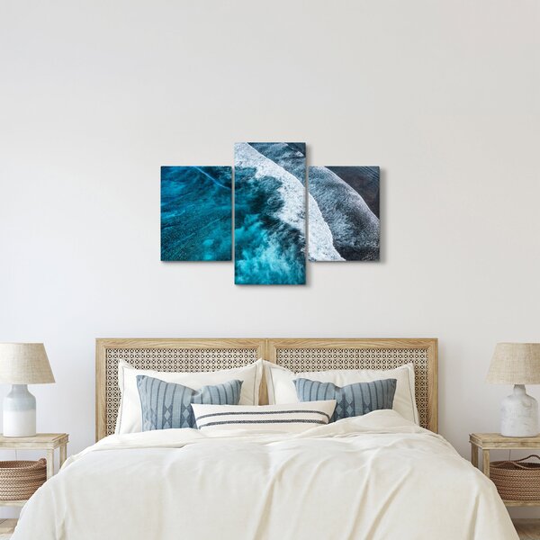 Tablou - Valuri pe mare (90x60 cm)