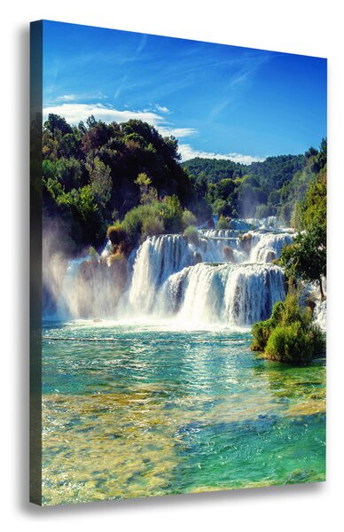 Tablou pe pânză canvas cascada Krka