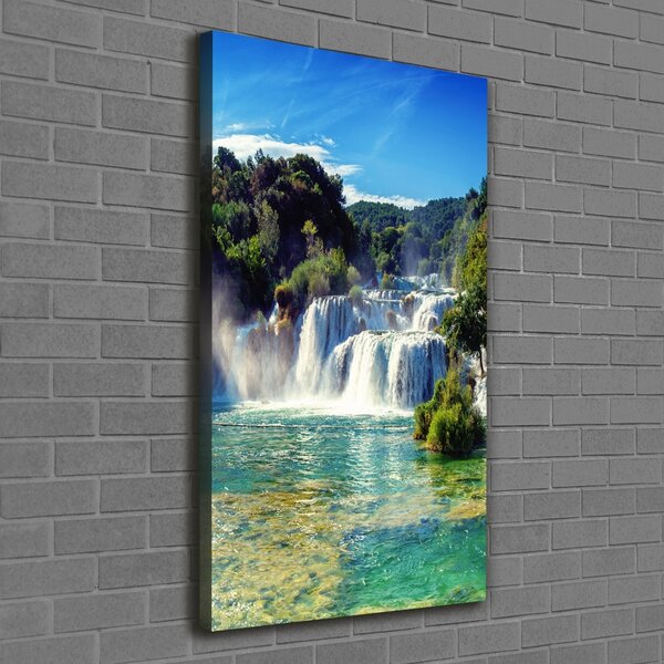 Tablou pe pânză canvas cascada Krka