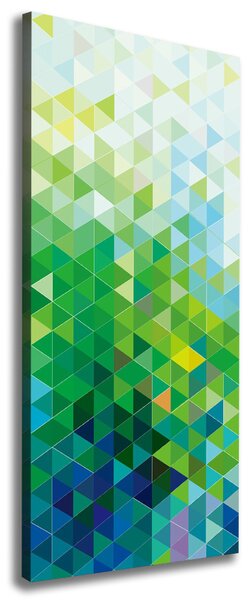 Tablou canvas triunghiuri abstractizare