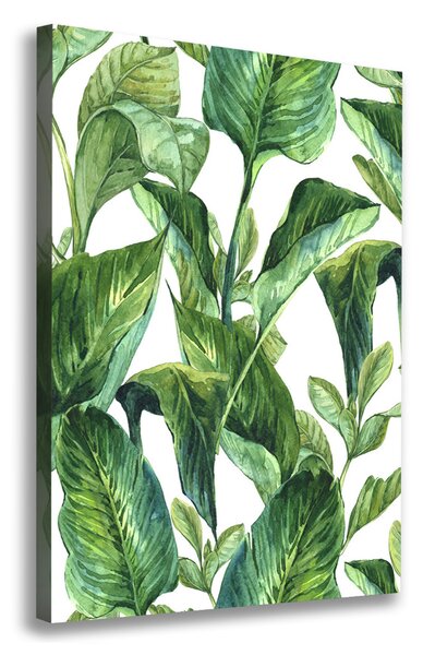 Tablou pe pânză canvas frunze tropicale