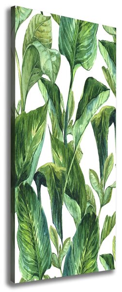 Tablou pe pânză canvas frunze tropicale