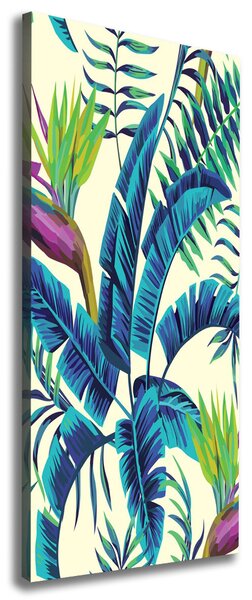 Print pe canvas frunze tropicale