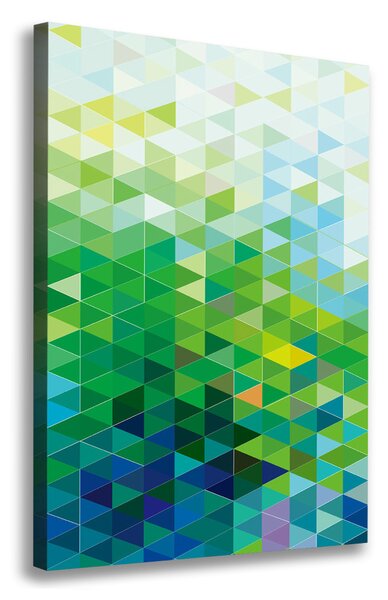 Tablou canvas triunghiuri abstractizare