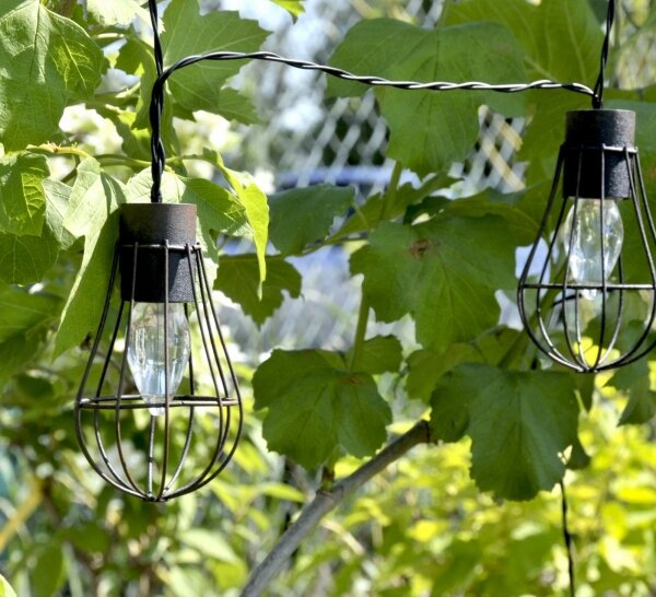 LED șir solar exterior 10xLED/1,2V 300mAh 3,8m IP44