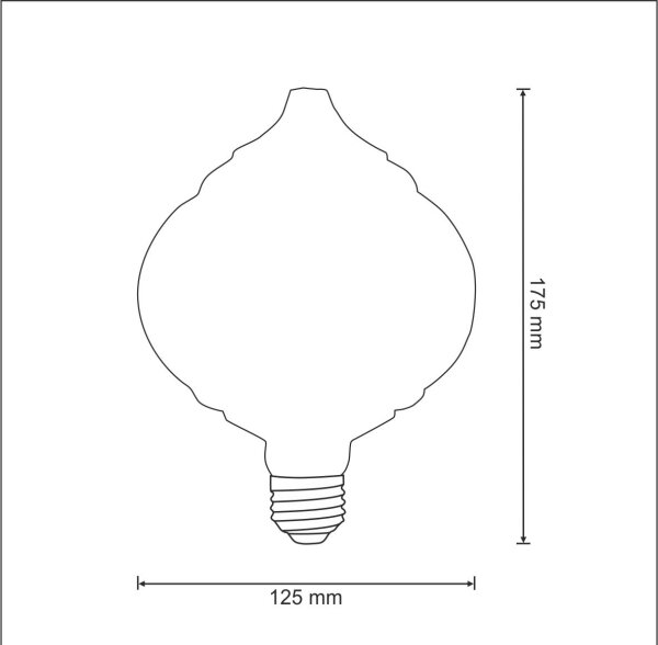 Bec decorativ LED VINTAGE E27/4W/230V 2700K