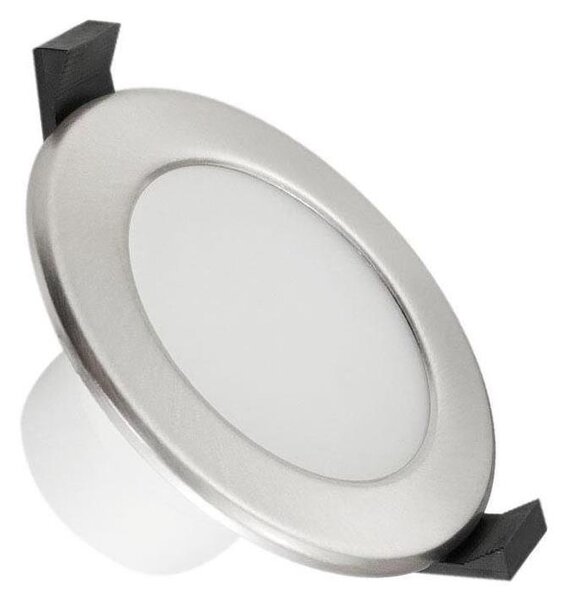 LED Lampă încastrată baie LED/7W/230V 3000K argintiu IP44