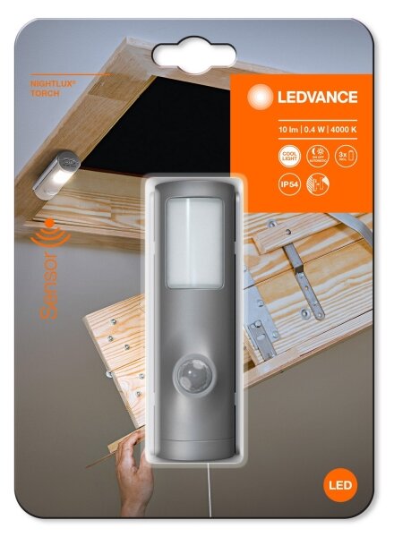 Ledvance - LED Iluminat de orientare cu senzor NIGHTLUX LED/0,35W/3xAAA IP54