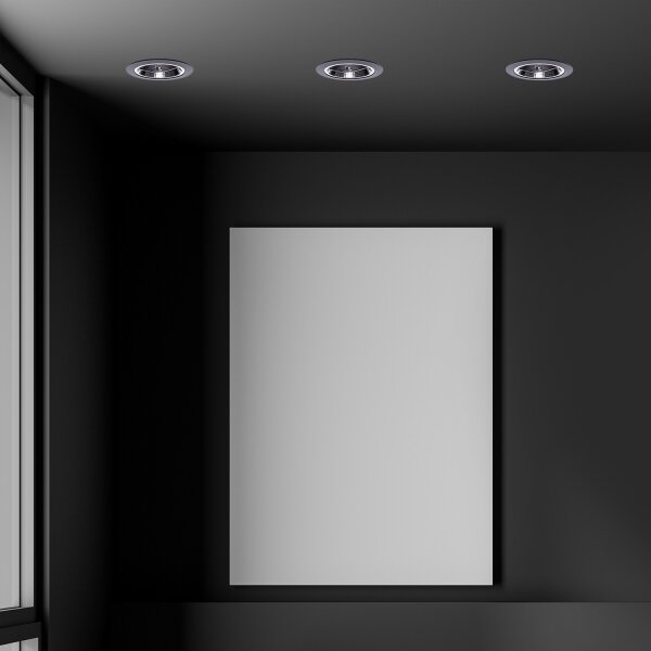 Lampă încastrată REDONDO 1xAR111 - GU10/25W/230V
