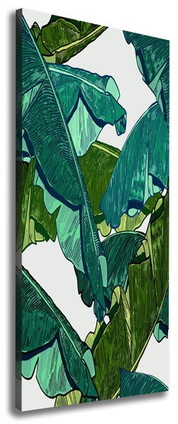 Imprimare tablou canvas frunze de bananier