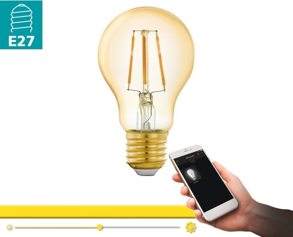 Bec de iluminare cu LED VINTAGE E27/5,5W/230V 2200K - Eglo 11864