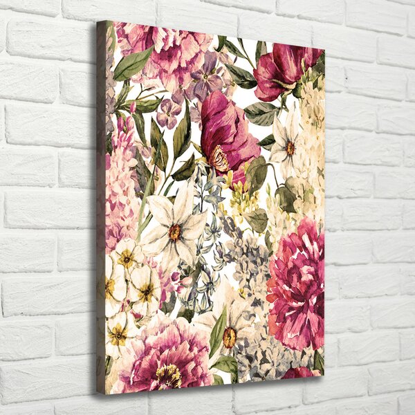 Imprimare tablou canvas model floral