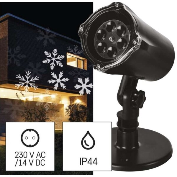 Proiector LED de Crăciun de exterior LED/3,6W/230V IP44 alb rece