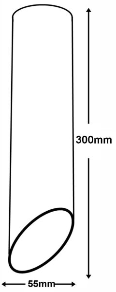 Plafoniera VALDA 1xGU10 / 60W / 230V negru