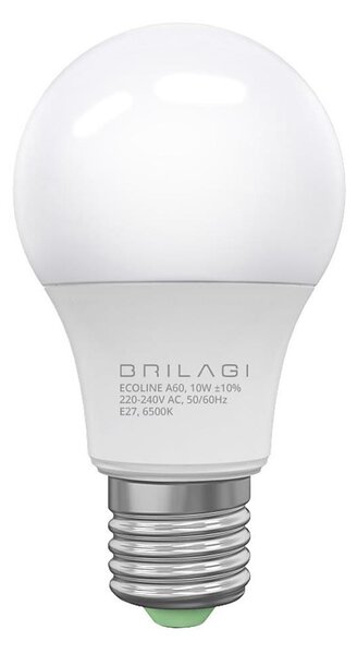 Bec LED ECOLINE A60 E27/10W/230V 6500K - Brilagi