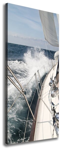 Tablouri tipărite pe pânză Yacht pe mare
