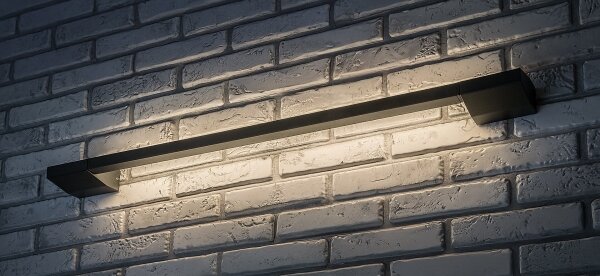 Rabalux 77052 - Aplică LED de exterior ZILINA, 8W, 230V, IP54, 59,5 cm, negru