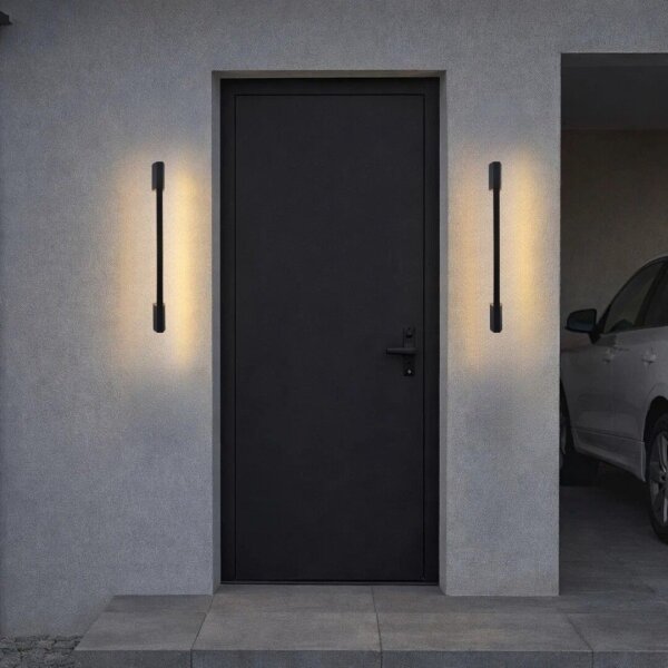 Rabalux 77052 - Aplică LED de exterior ZILINA, 8W, 230V, IP54, 59,5 cm, negru