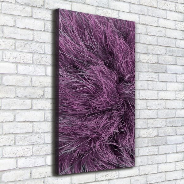 Print pe canvas blană roz