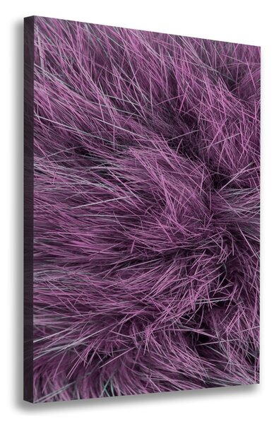 Print pe canvas blană roz